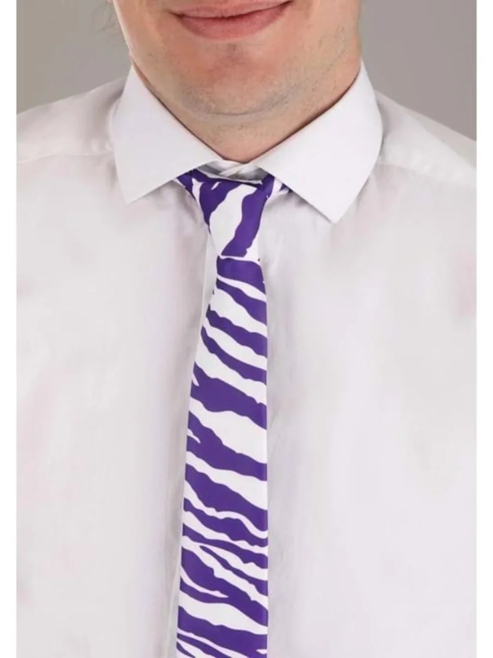 WWE Men’s Macho Man Randy Savage Purple White Tie NEW NWT